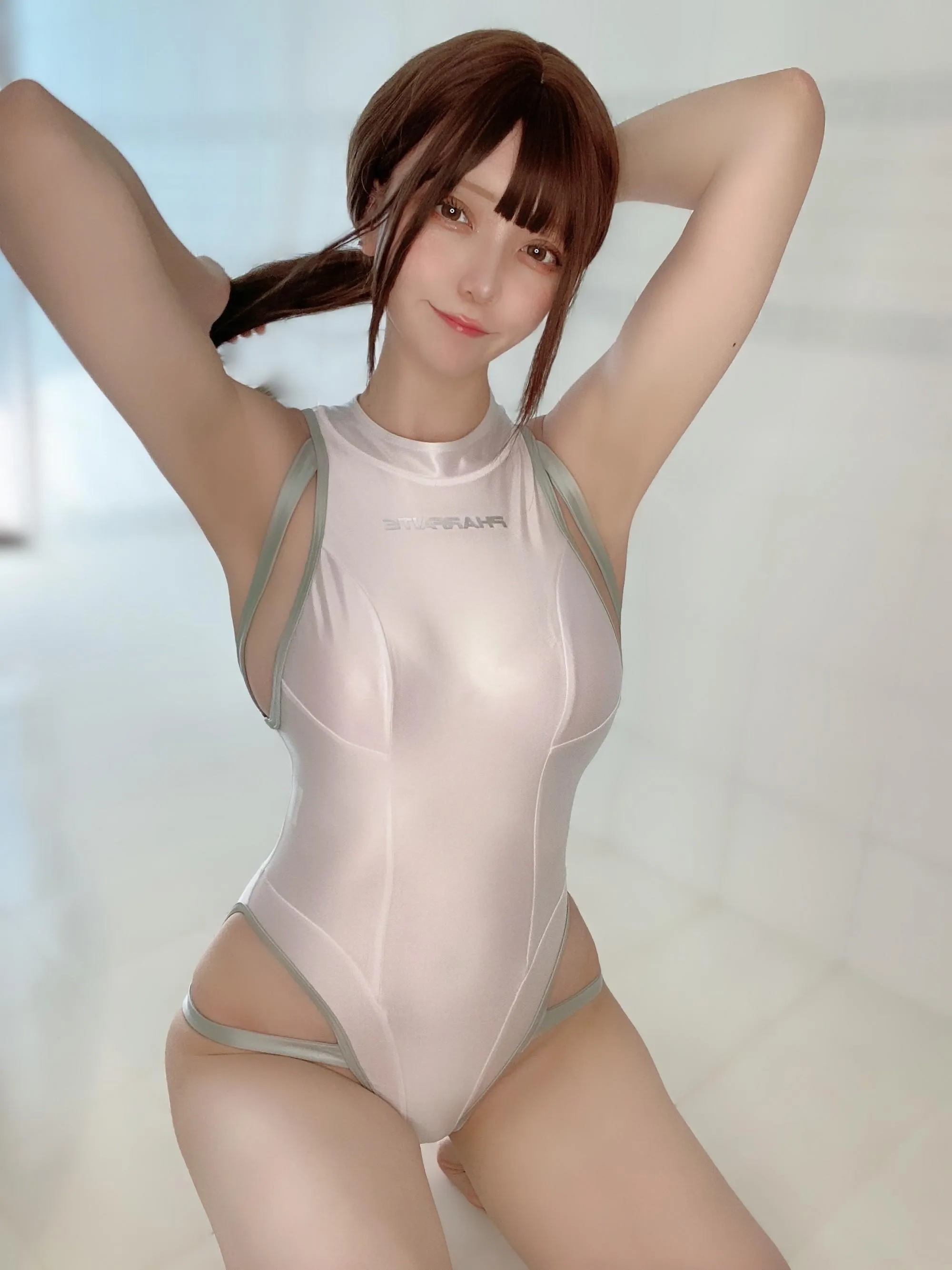 かさぎkasagi – NO.006 Fantia 2022-08月会员订阅-2022-08-30 初の競泳水着を着てみた [24P]插图7